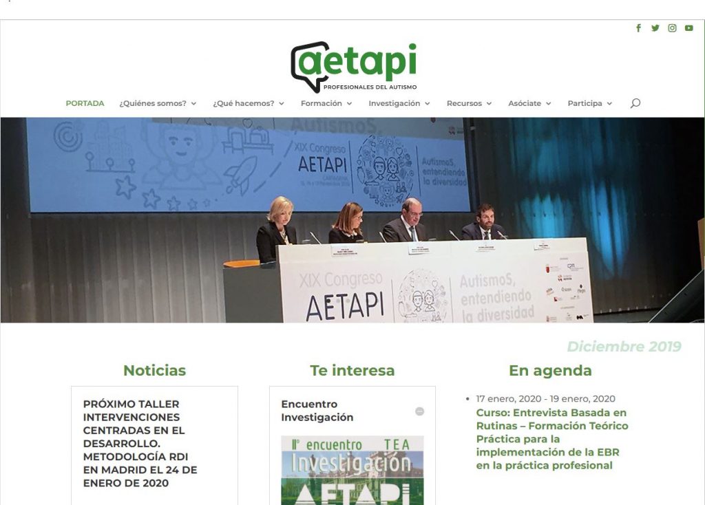 AETAPI | Asociación Española de Profesionales del Autismo